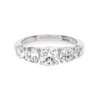 Ring Ama Woman in White Gold Diamante Lab Grown 1.51 Ct AMA-AN-1035-16-13 - AMA-AN-1035-16-13